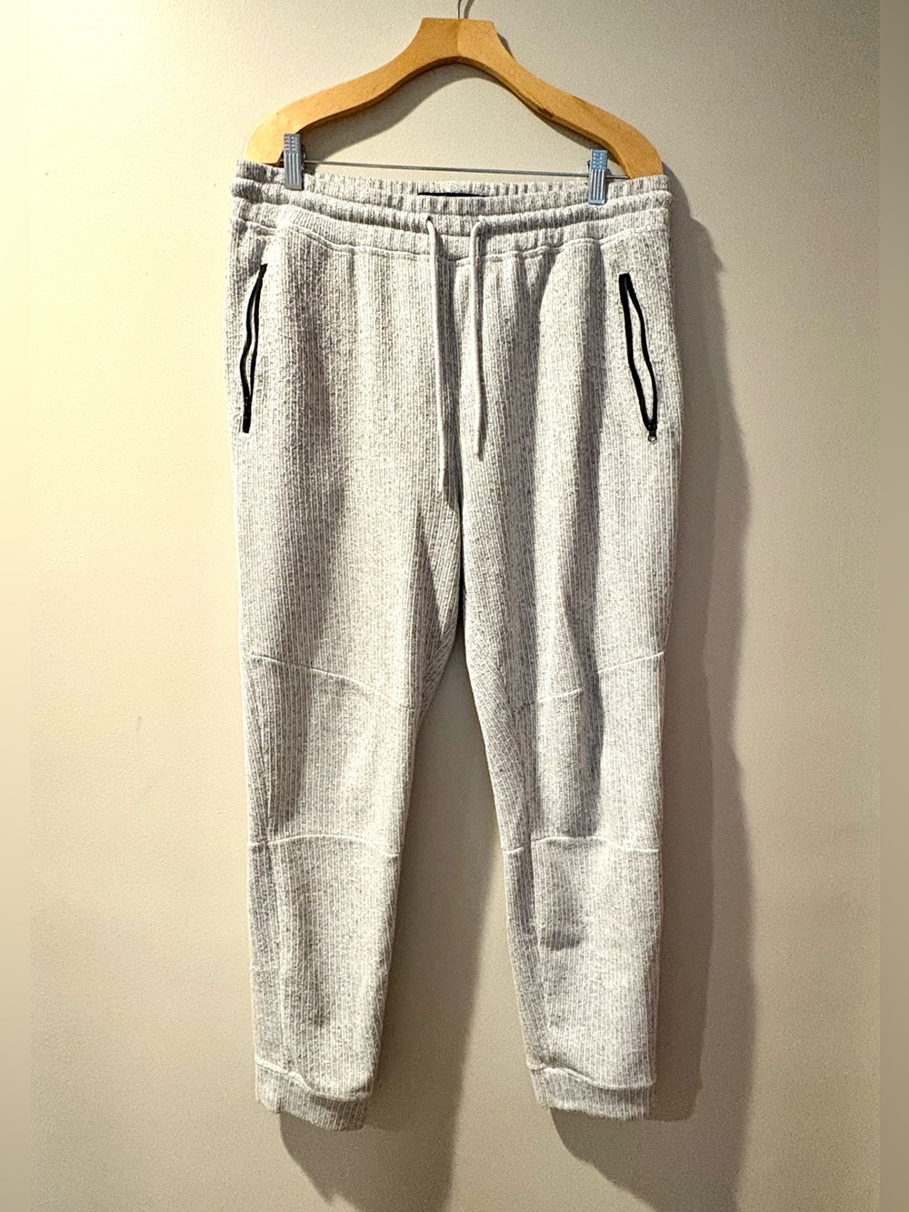 Brooklyn Cloth BKL The Jogger Men’s Gray Knit Jogger Pants Size L